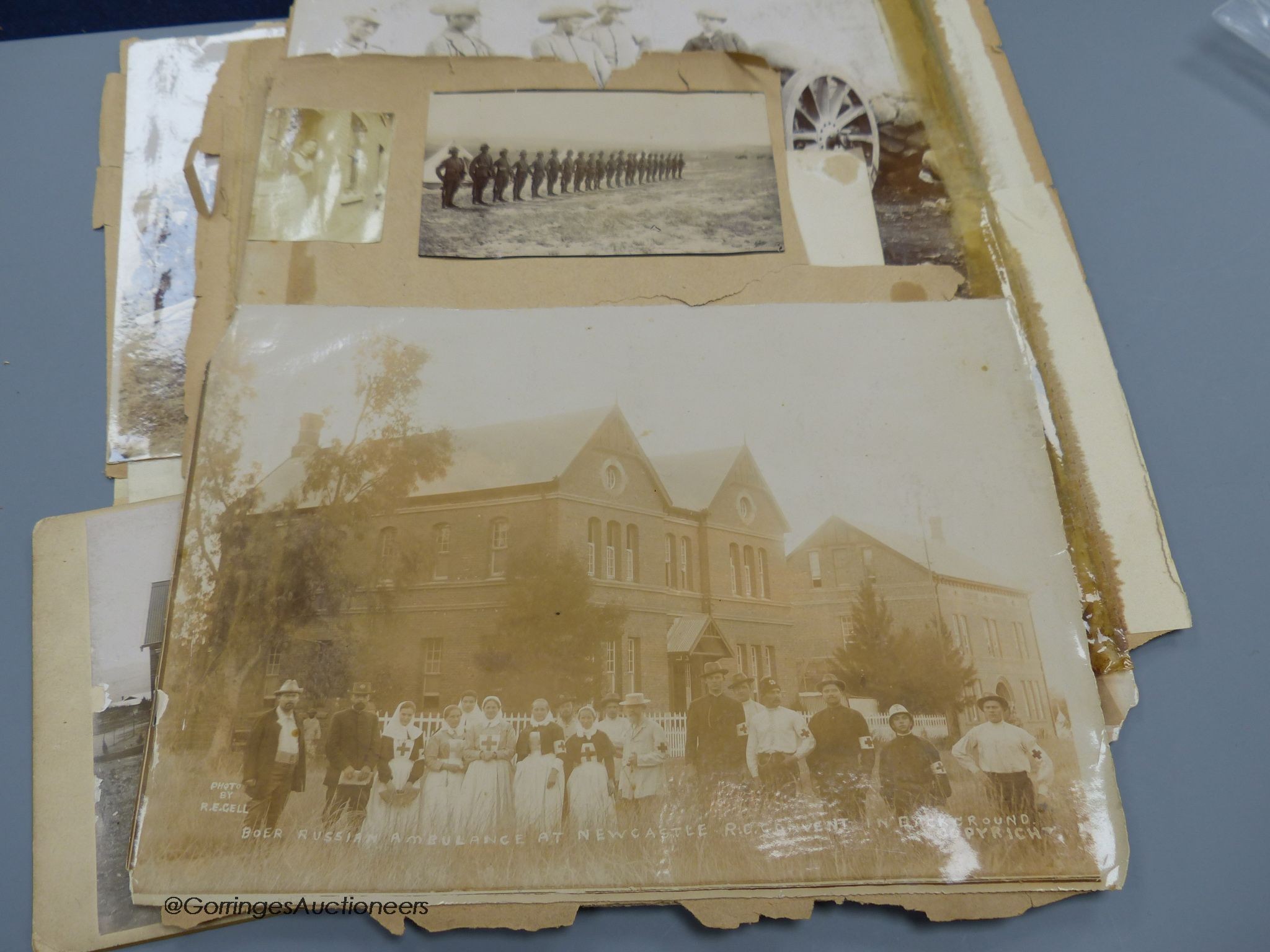 An archive of Boer War photos and ribbons